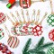 15-Piece Christmas Diamond Art Keychain Kit – 5D DIY Double-Sided Hanging Ornaments, Classic Xmas Craft for Adults & Kids